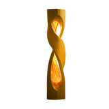 Lumora Sculpted Solid Wood Floor Lamp Teak - Timberustic Floor Lamp