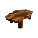 Lunara Bloom Handcrafted Solid Wood Coffee Table