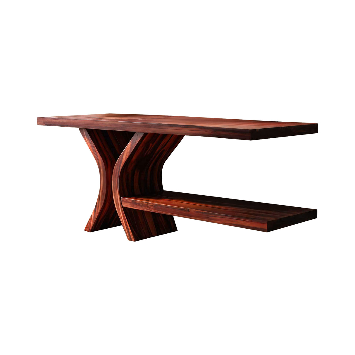 Lunara Flowform Solid Wood Bathroom Vanity