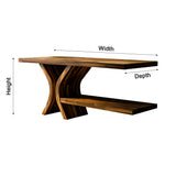 Lunara Flowform Solid Wood Bathroom Vanity