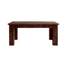 Lunara Handcrafted Solid Wood Dining Table Dark Walnut - Timberustic Dining Table