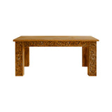 Lunara Handcrafted Solid Wood Dining Table Teak - Timberustic Dining Table