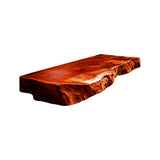 Lunara Live Edge Solid Wood Floating Bathroom Vanity Mahogany - Timberustic Floating Bathroom Vanity