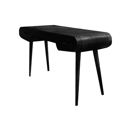 Lunara Retro Fine-Crafted Solid Wood Desk with Drawers