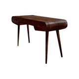 Lunara Retro Fine-Crafted Solid Wood Desk with Drawers