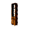 Lunara Sculpted Solid Wood Bathroom Cabinet Brown - Timberustic Bathroom Cabinet