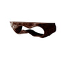 Lunara Sculpted Solid Wood Floating Bathroom Vanity with Open Storage Dark Walnut - Timberustic Floating Bathroom Vanity with Open Storage