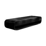 Lunara Sculpted Solid Wood Floating Bathroom Vanity with Drawers Black - Timberustic Floating Bathroom Vanity With Drawers