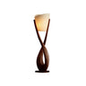 Lunara Sculpted Solid Wood Floor Lamp