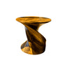 Lunara Sculpted Solid Wood Side Table Teak - Timberustic Side Table