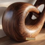 Lunareth Sculpted Solid Wood Console Table - Timberustic Console Table