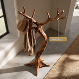 Lunareth Sculpted Solid Wood Tree Coat Rack - Timberustic Tree Coat Rack