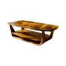 Lunaris Flow Handcrafted Wood Coffee Table