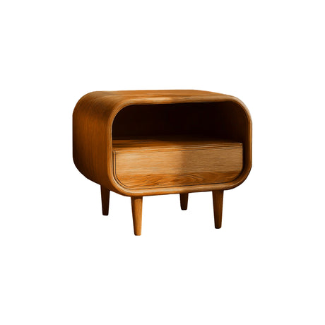 Lunaris Solid Wood Bedside Table