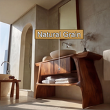 Lunaro Solid Wood Freestanding Bathroom Vanity with Drawers - Timberustic Freestanding Bathroom Vanity with Drawers