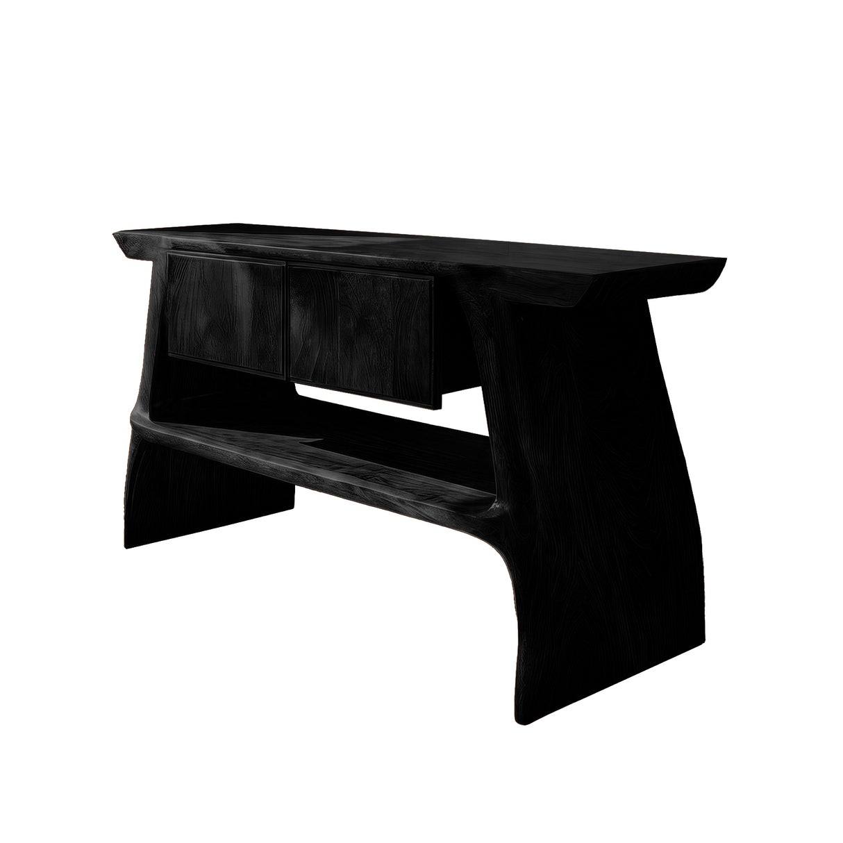 Lunaro Solid Wood Freestanding Bathroom Vanity with Drawers Black - Timberustic Freestanding Bathroom Vanity with Drawers