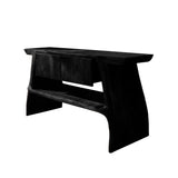 Lunaro Solid Wood Freestanding Bathroom Vanity with Drawers Black - Timberustic Freestanding Bathroom Vanity with Drawers