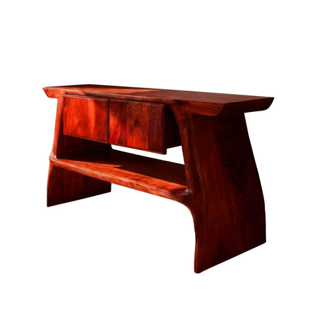 Lunaro Solid Wood Freestanding Bathroom Vanity with Drawers Mahogany - Timberustic Freestanding Bathroom Vanity with Drawers