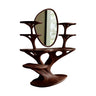 Lunavera Handcrafted Solid Wood Cosmetic Table Dark Walnut - Timberustic Cosmetic Table
