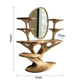 Lunavera Handcrafted Solid Wood Cosmetic Table - Timberustic Cosmetic Table