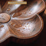 Lunavera Handcrafted Solid Wood Flower Vessel Sink - Timberustic Vessel Sinks