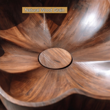 Lunavera Handcrafted Solid Wood Flower Vessel Sink - Timberustic Vessel Sinks