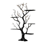 Lunavine Handcrafted Solid Wood Tree Bookshelf