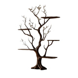 Lunavine Handcrafted Solid Wood Tree Bookshelf