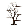 Lunavine Handcrafted Solid Wood Tree Bookshelf