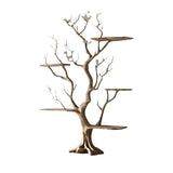 Lunavine Handcrafted Solid Wood Tree Bookshelf