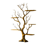 Lunavine Handcrafted Solid Wood Tree Bookshelf