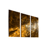 Luneth Solid Wood Sculpted Wall Art Teak - Timberustic Wall Art