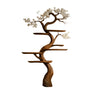 Lunewillow Handcrafted Solid Wood Tree Bookshelf