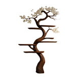 Lunewillow Handcrafted Solid Wood Tree Bookshelf