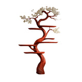 Lunewillow Handcrafted Solid Wood Tree Bookshelf