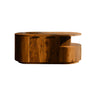 Lunor Arc Solid Wood Kitchen Island Brown - Timberustic Kitchen Island