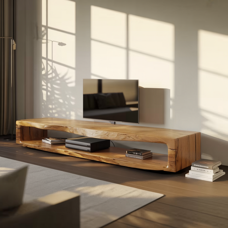 Lunor Organic Modern Solid Wood TV Cabinet