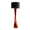 Lunora Taper Sculpted Solid Wood Floor Lamp