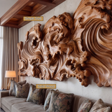 Maelcrest Sculpted Solid Wood Wall Art