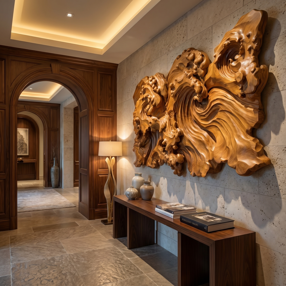 Maelcrest Sculpted Solid Wood Wall Art