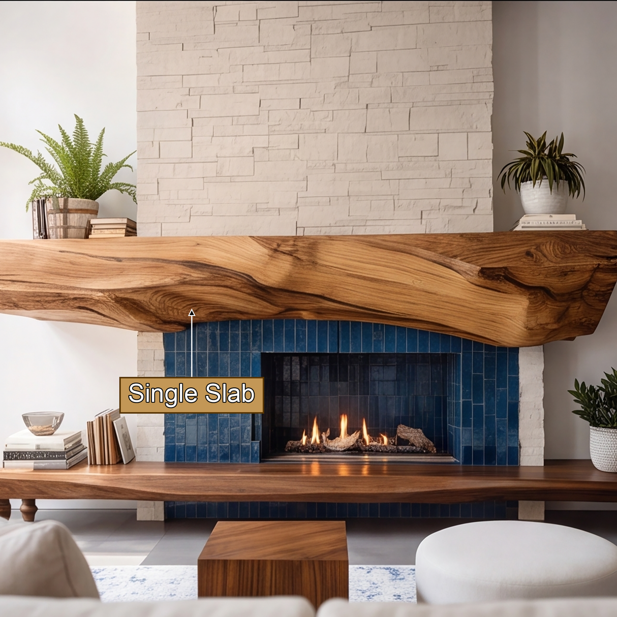 Maelor Handcrafted Fireplace Mantel Shelf SPA975499