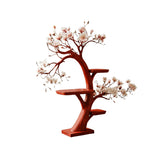 Magnolune Handcrafted Solid Wood Tree Bookshelf