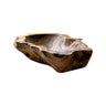 Maren Fold Hand-Carved Wooden Vessel Sink