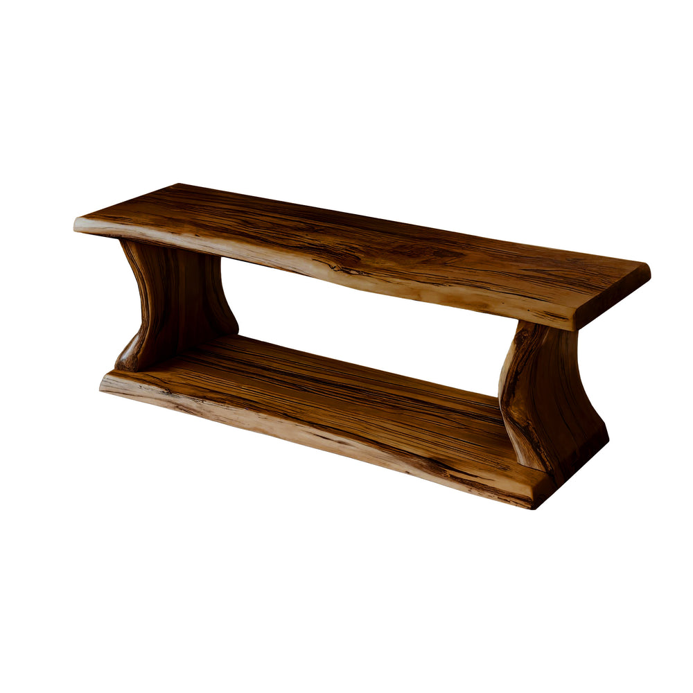 Maren Modern Rustic Solid Wood Shoe Rack | Entryway Organizer with ...
