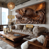 Mariscar Sculpted Solid Wood Wall Art