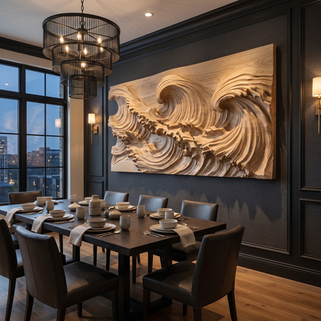 Mariscar Sculpted Solid Wood Wall Art - Timberustic Wall Art