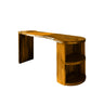 Marvento Live Edge Solid Wood Bar Table with Storage Teak - Timberustic Bar Table with Storage