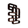 Modura Handcrafted Solid Wood Floating Bookshelf Dark Walnut - Timberustic Floating Bookshelf