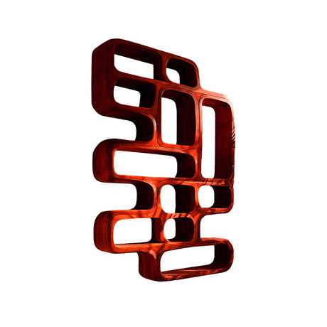 Modura Handcrafted Solid Wood Floating Bookshelf