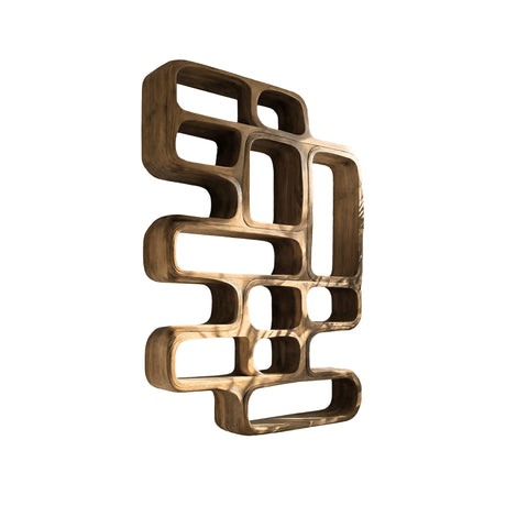 Modura Handcrafted Solid Wood Floating Bookshelf